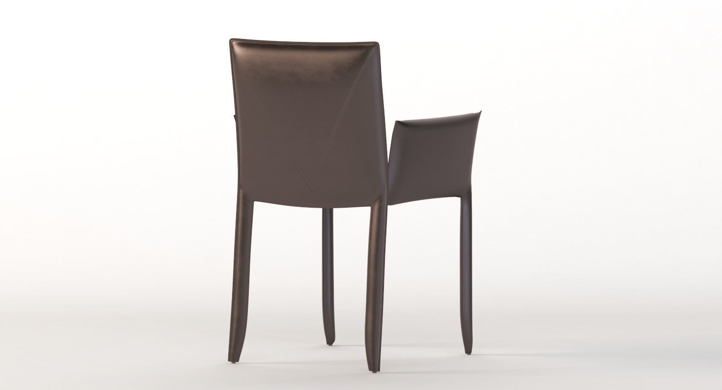 Piuma Dining Armchair by Studio Kronos 3D model_11