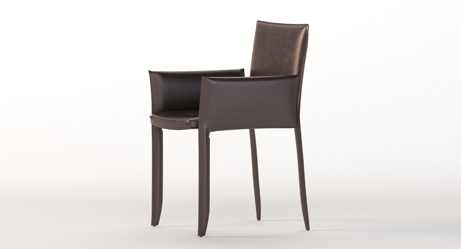 Piuma Dining Armchair by Studio Kronos 3D model_21