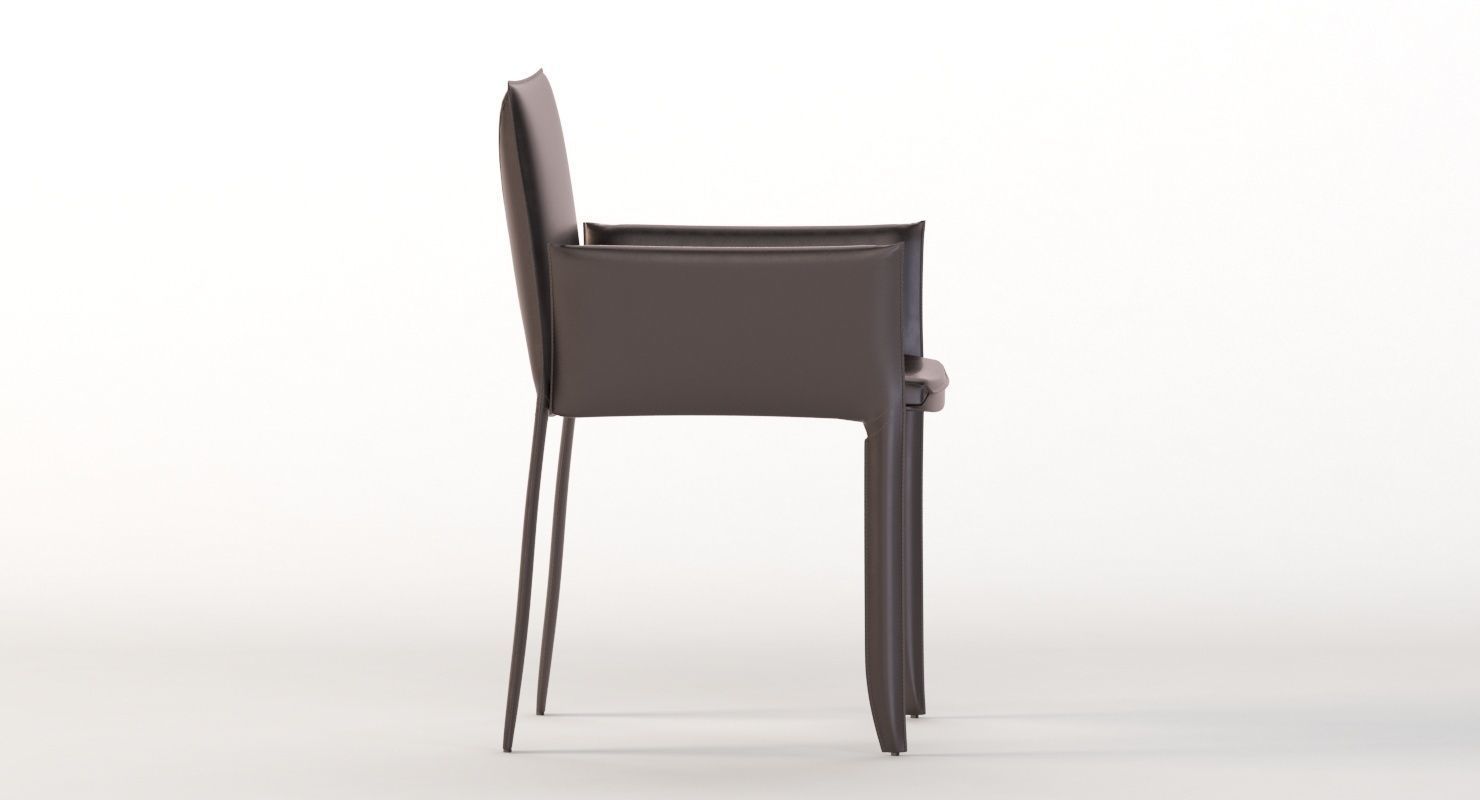 Piuma Dining Armchair by Studio Kronos 3D model_7
