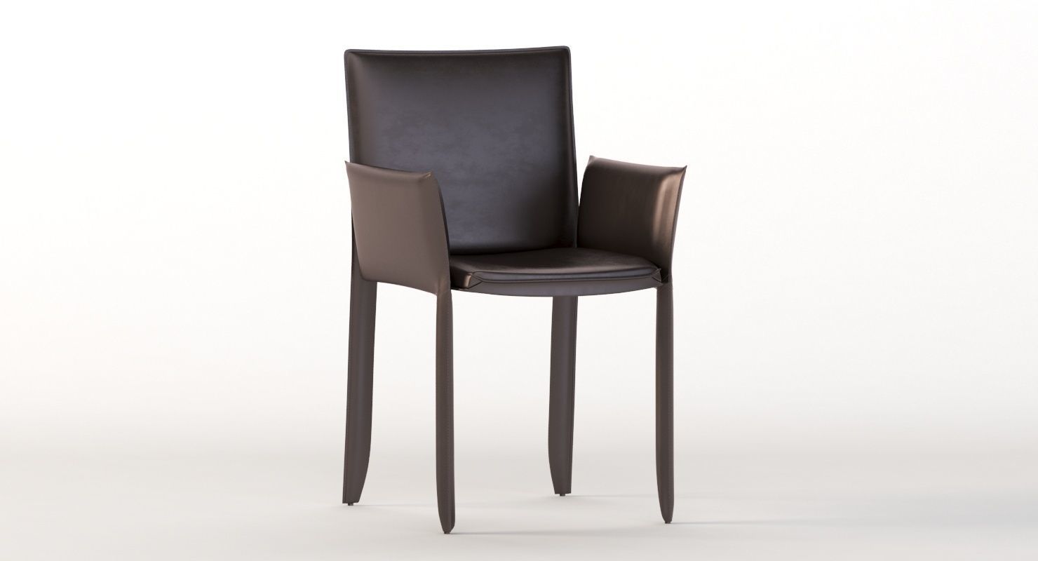 Piuma Dining Armchair by Studio Kronos 3D model_3