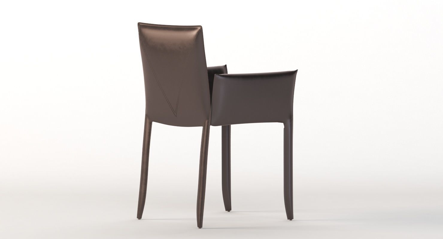 Piuma Dining Armchair by Studio Kronos 3D model_10