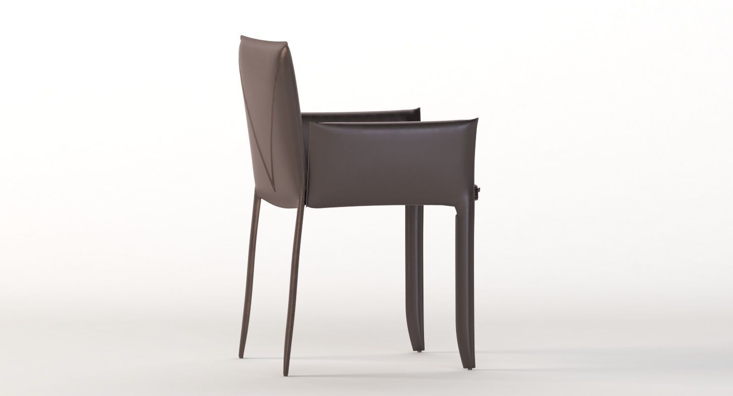 Piuma Dining Armchair by Studio Kronos 3D model_9
