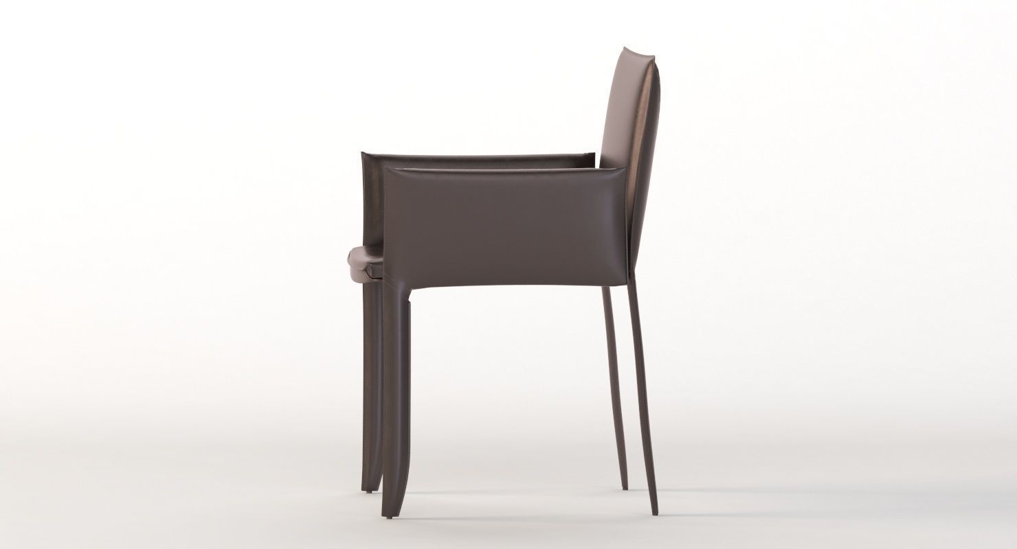 Piuma Dining Armchair by Studio Kronos 3D model_19