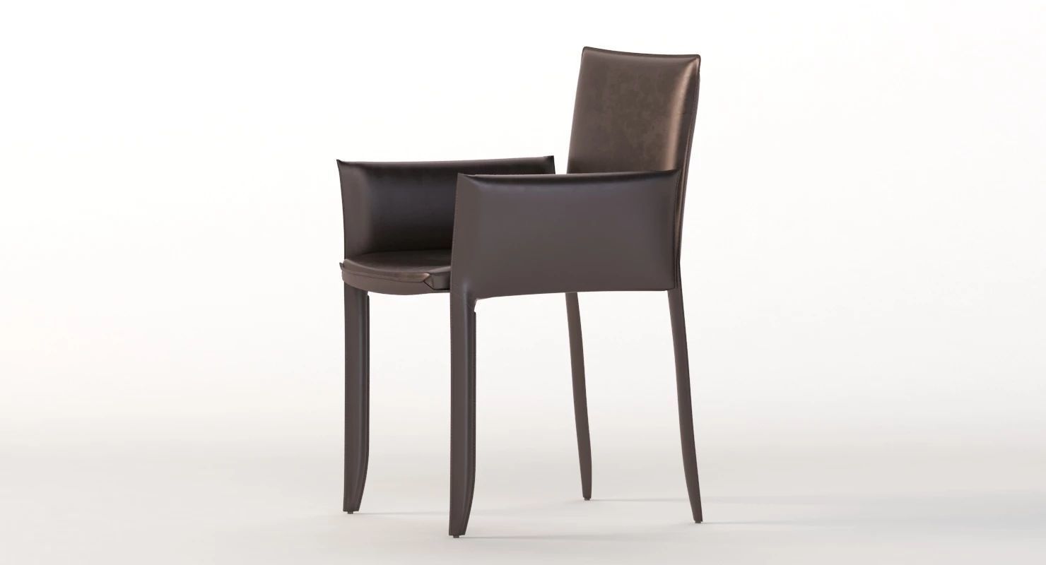 Piuma Dining Armchair by Studio Kronos 3D model_20