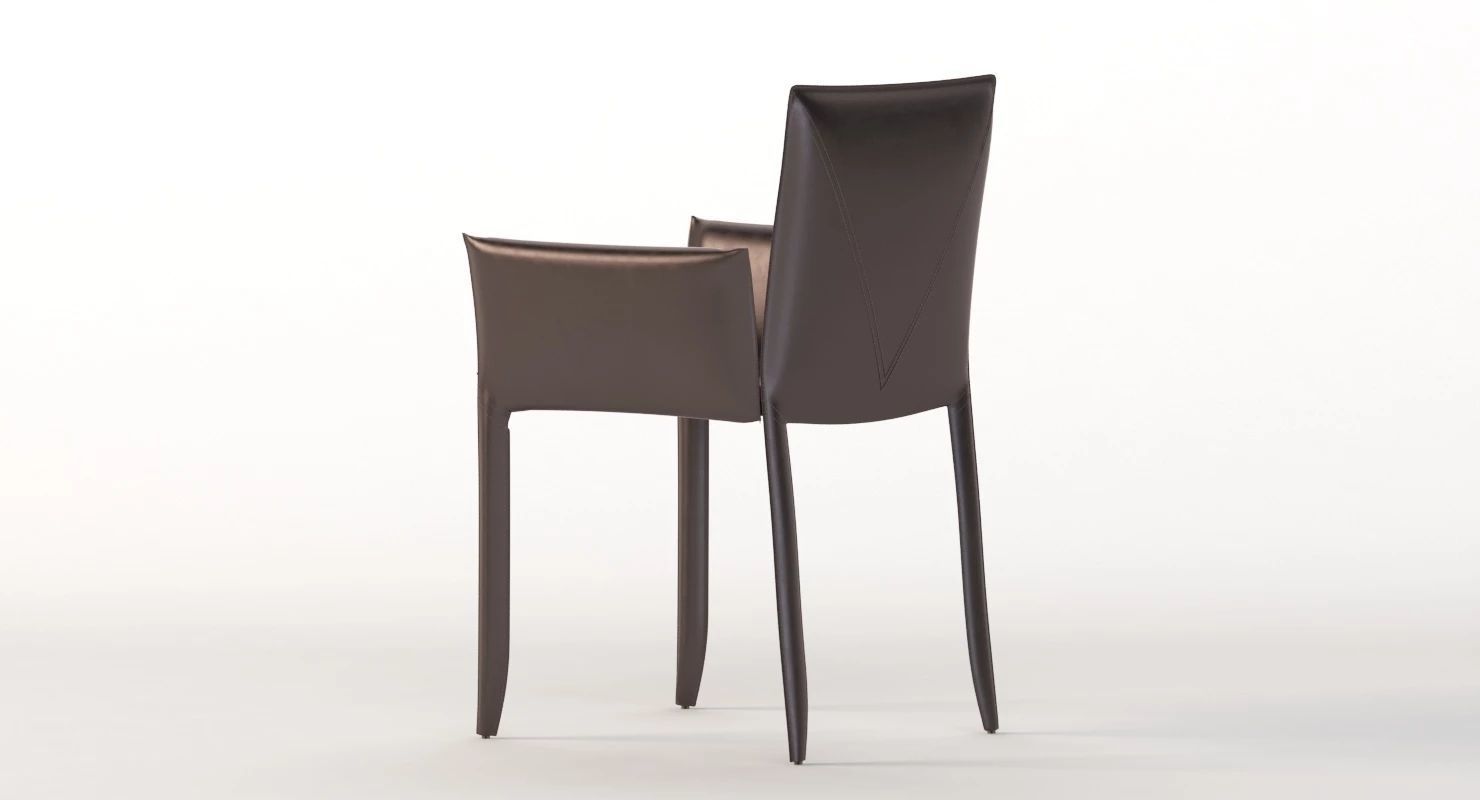 Piuma Dining Armchair by Studio Kronos 3D model_16