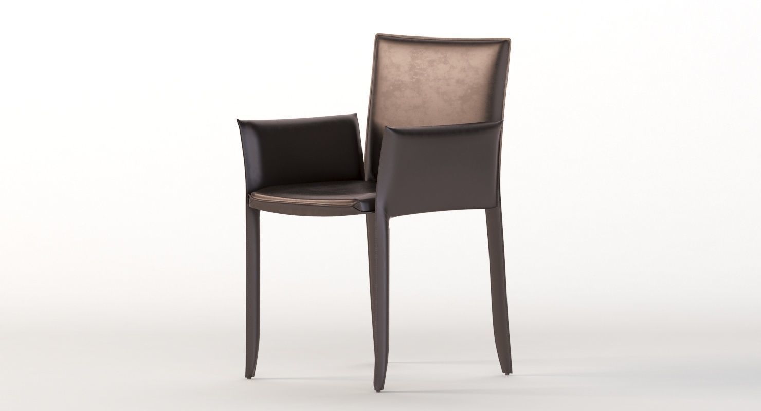 Piuma Dining Armchair by Studio Kronos 3D model_22