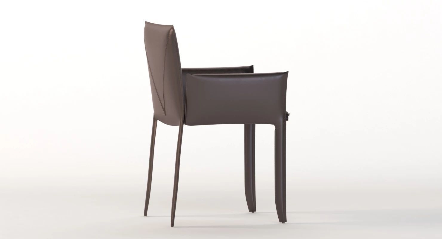 Piuma Dining Armchair by Studio Kronos 3D model_8