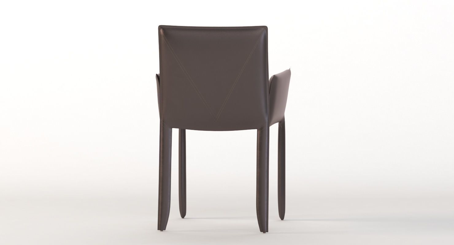 Piuma Dining Armchair by Studio Kronos 3D model_13