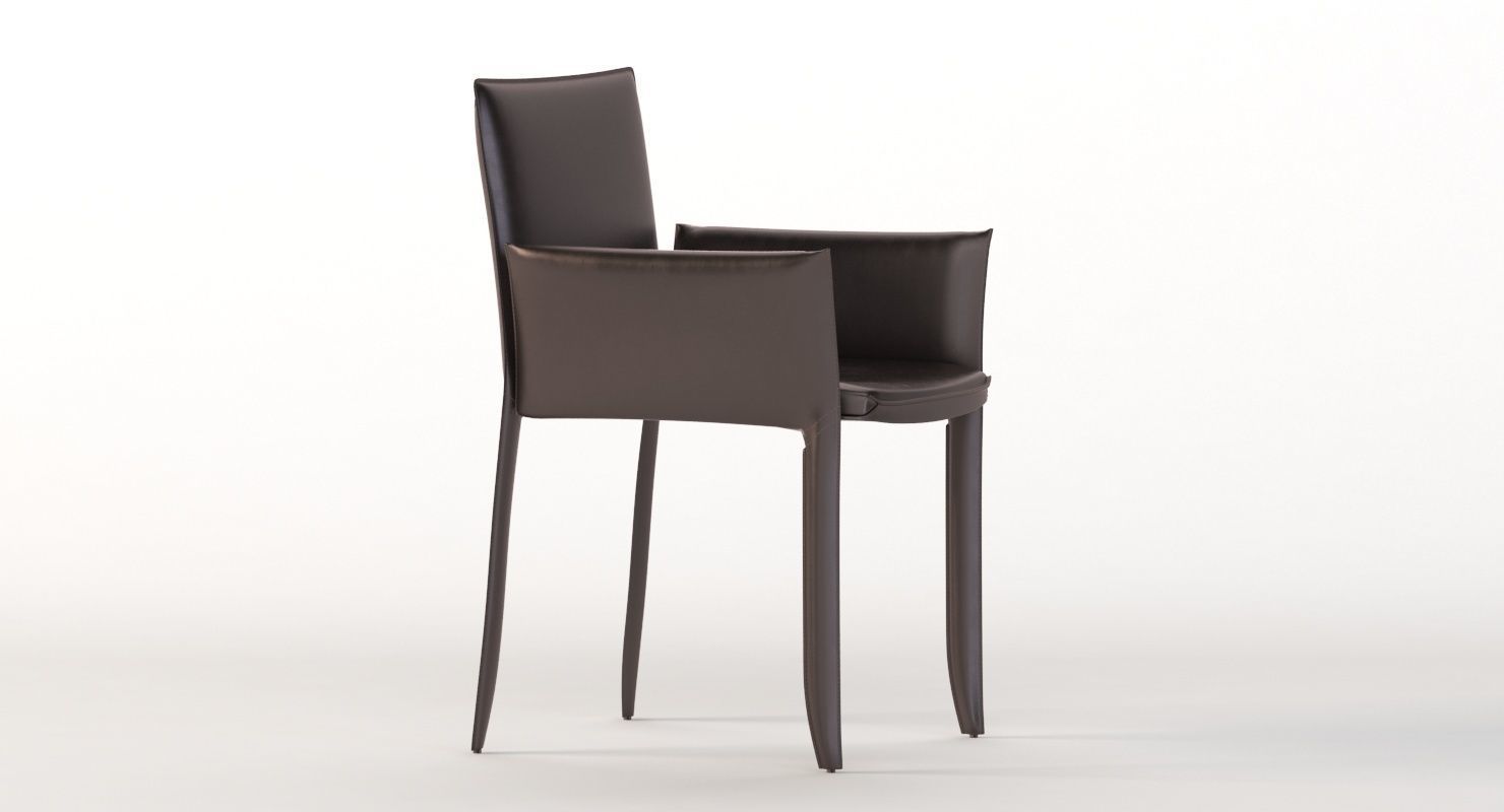 Piuma Dining Armchair by Studio Kronos 3D model_6