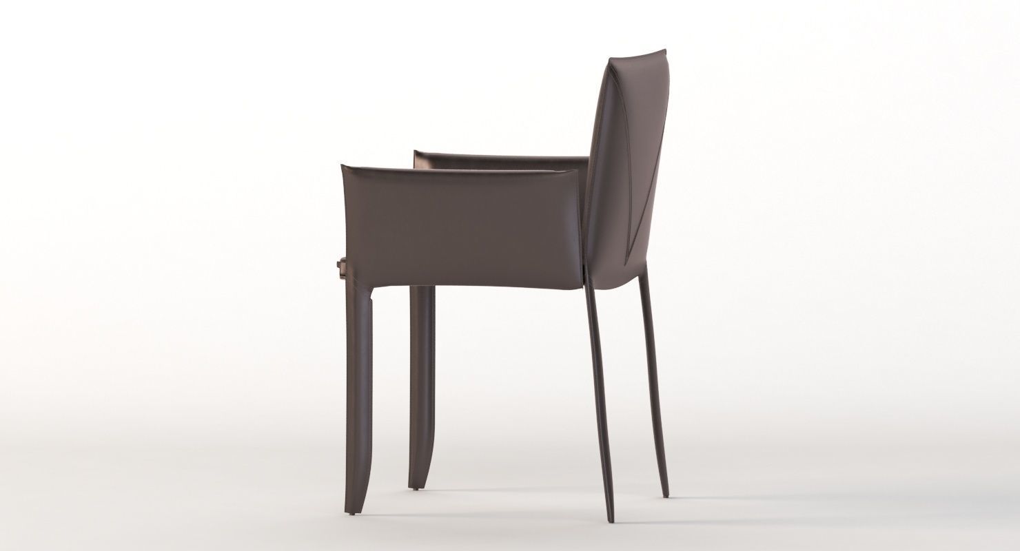 Piuma Dining Armchair by Studio Kronos 3D model_18