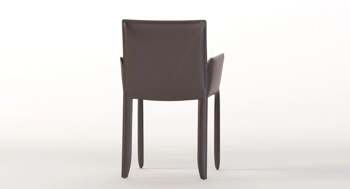 Piuma Dining Armchair by Studio Kronos 3D model_12