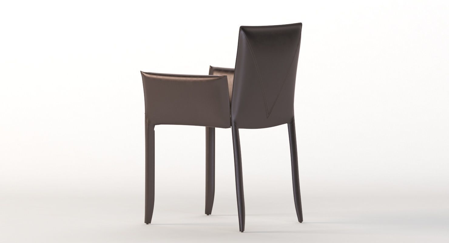 Piuma Dining Armchair by Studio Kronos 3D model_17