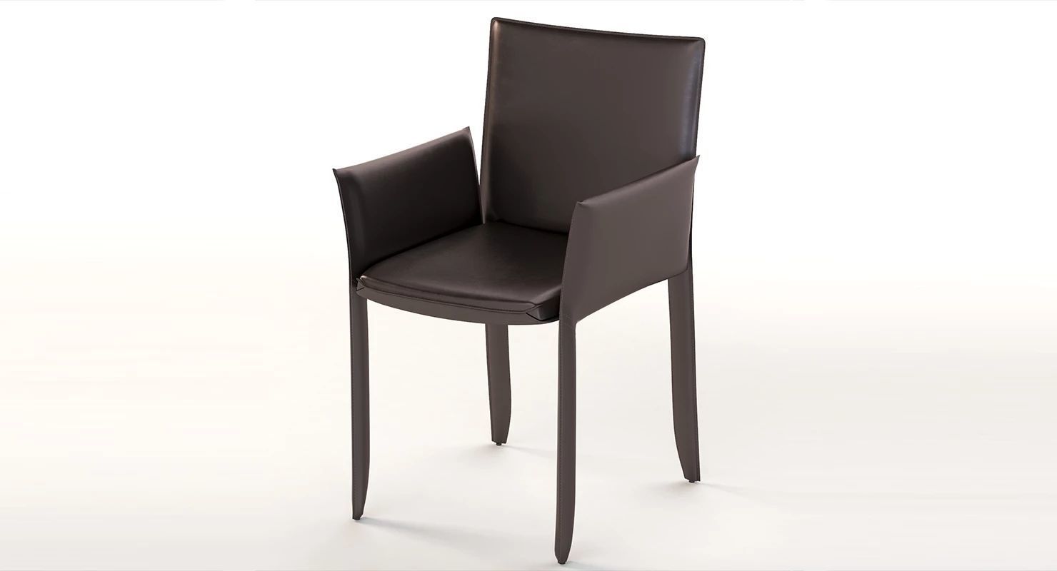 Piuma Dining Armchair by Studio Kronos 3D model_27