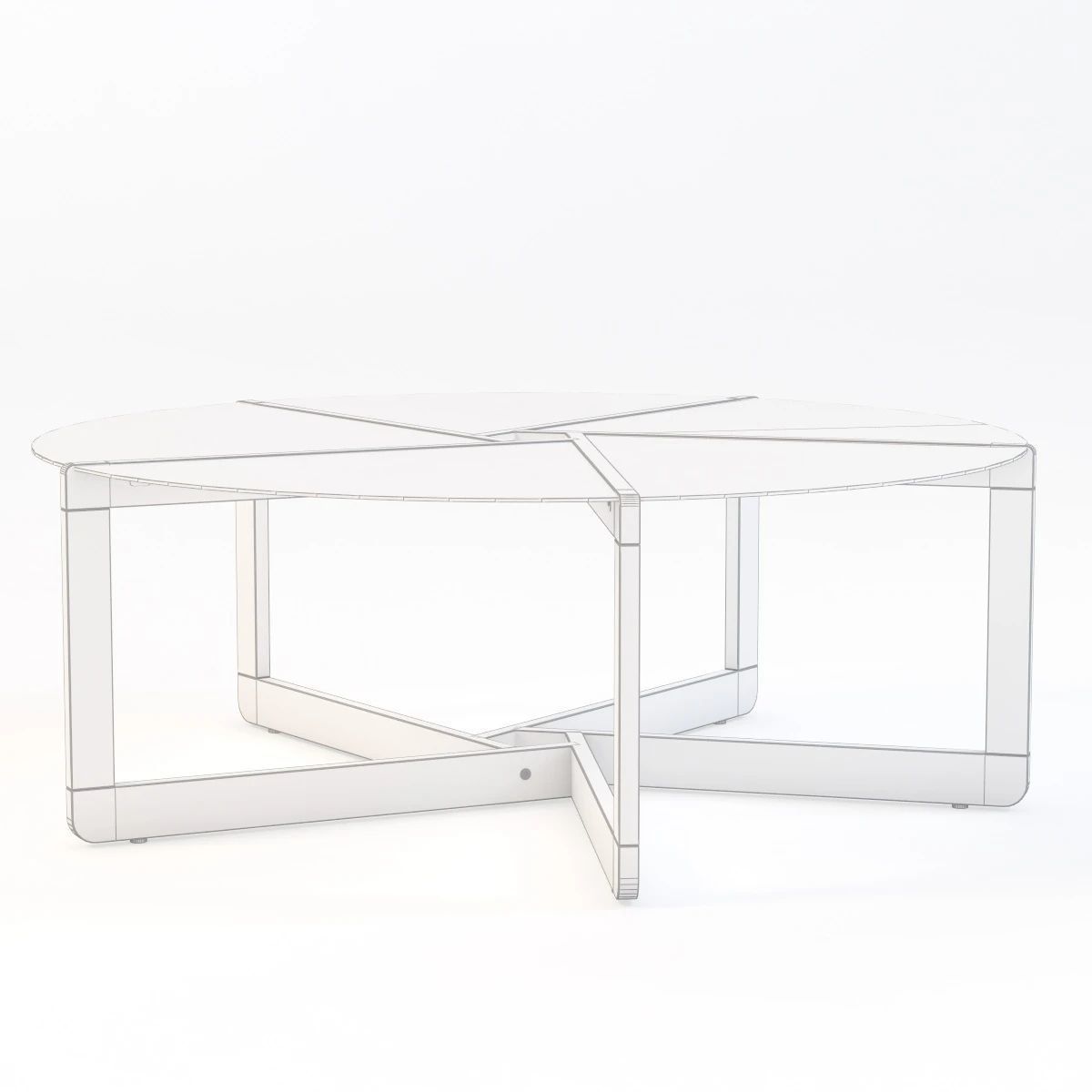 Pi Coffee Table 3D model_2