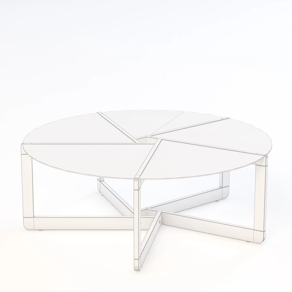 Pi Coffee Table 3D model_5