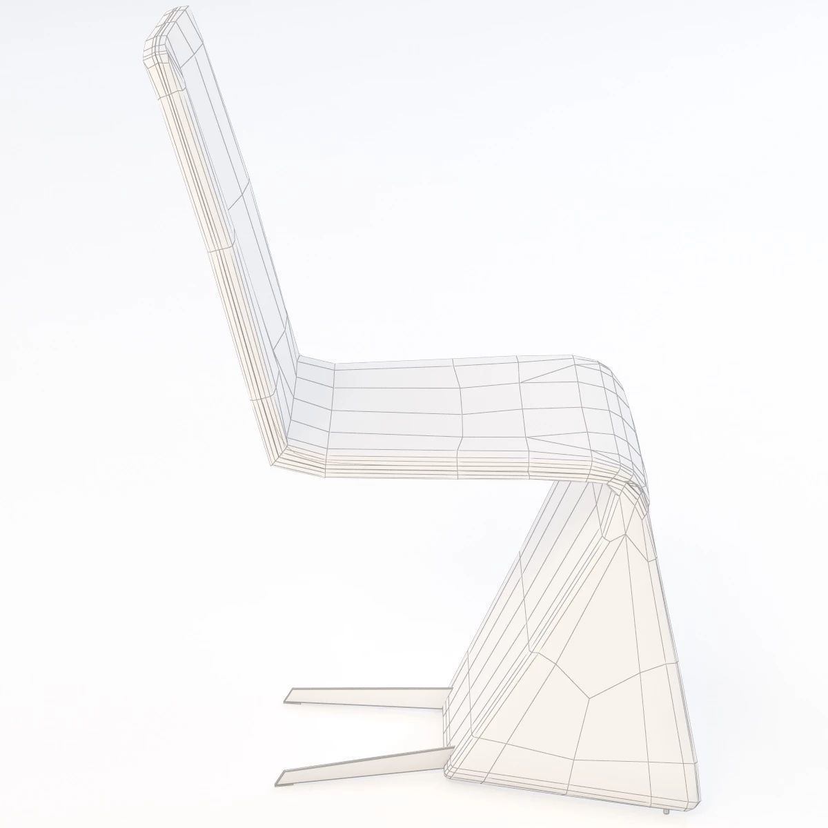 Patricia Cattelan Italia Chair By Emilio Nanni 3D model_6