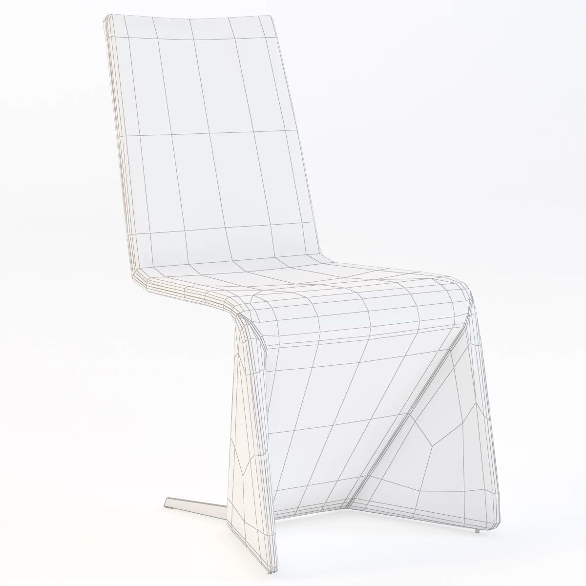 Patricia Cattelan Italia Chair By Emilio Nanni 3D model_3