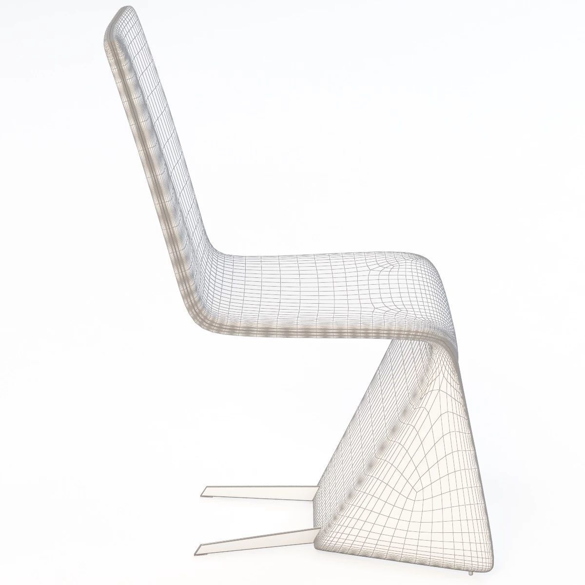 Patricia Cattelan Italia Chair By Emilio Nanni 3D model_5