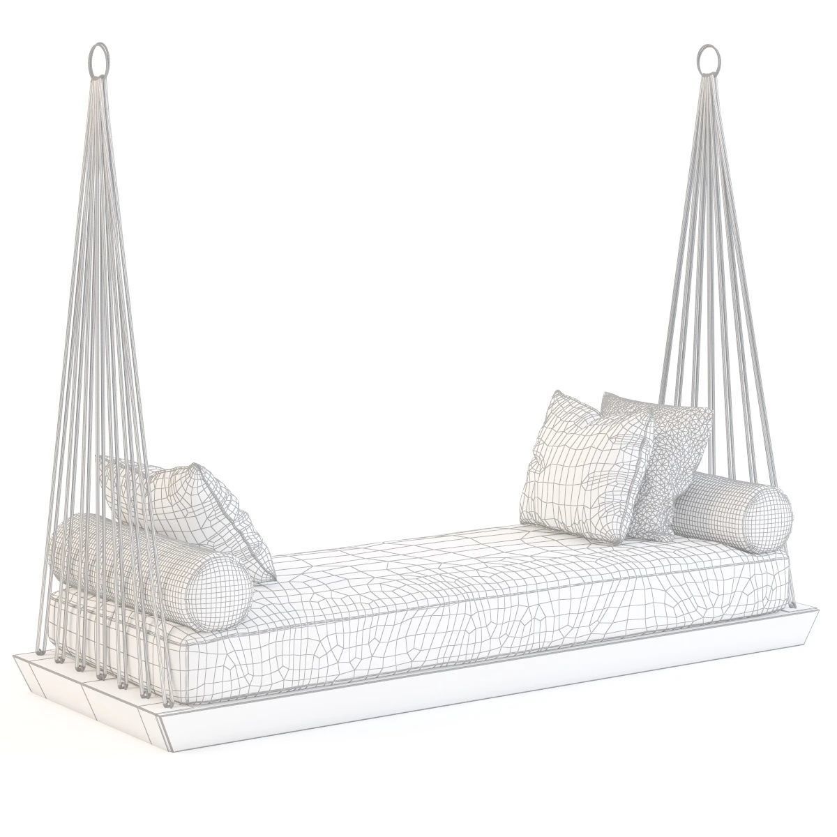 Patio Swing Sofa 3D model_3