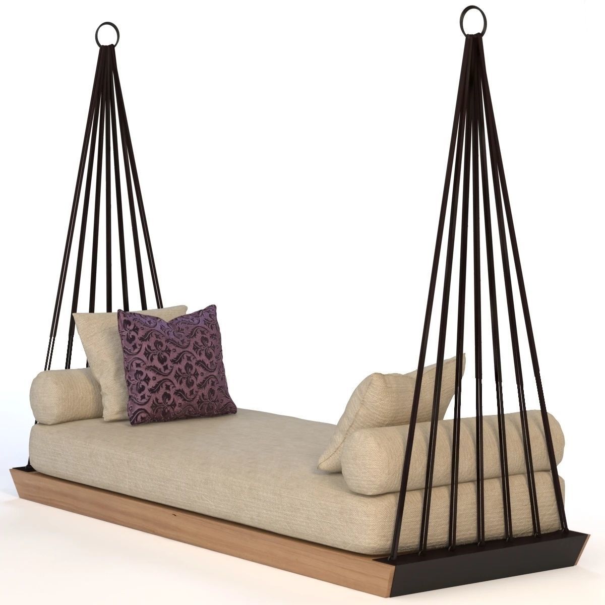 Patio Swing Sofa 3D model_4