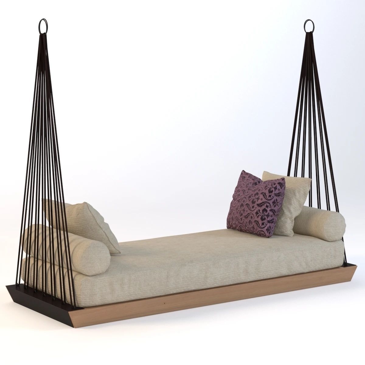 Patio Swing Sofa 3D model_1