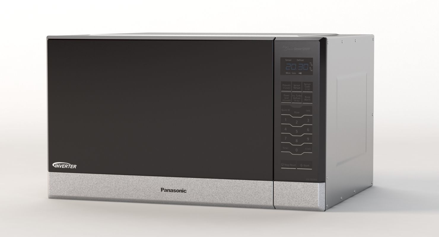 Panasonic NN SN686S Microwave Oven 3D model_24