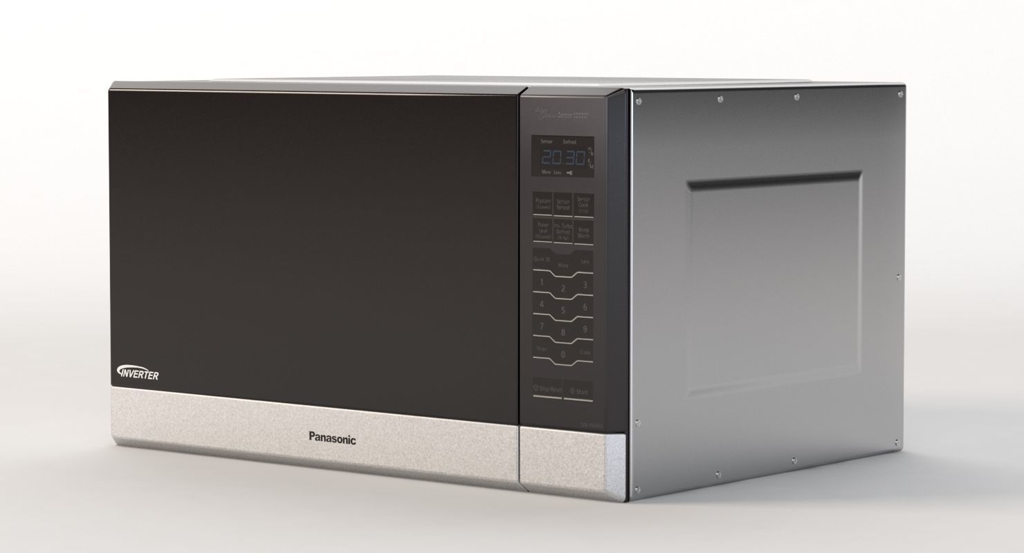 Panasonic NN SN686S Microwave Oven 3D model_22