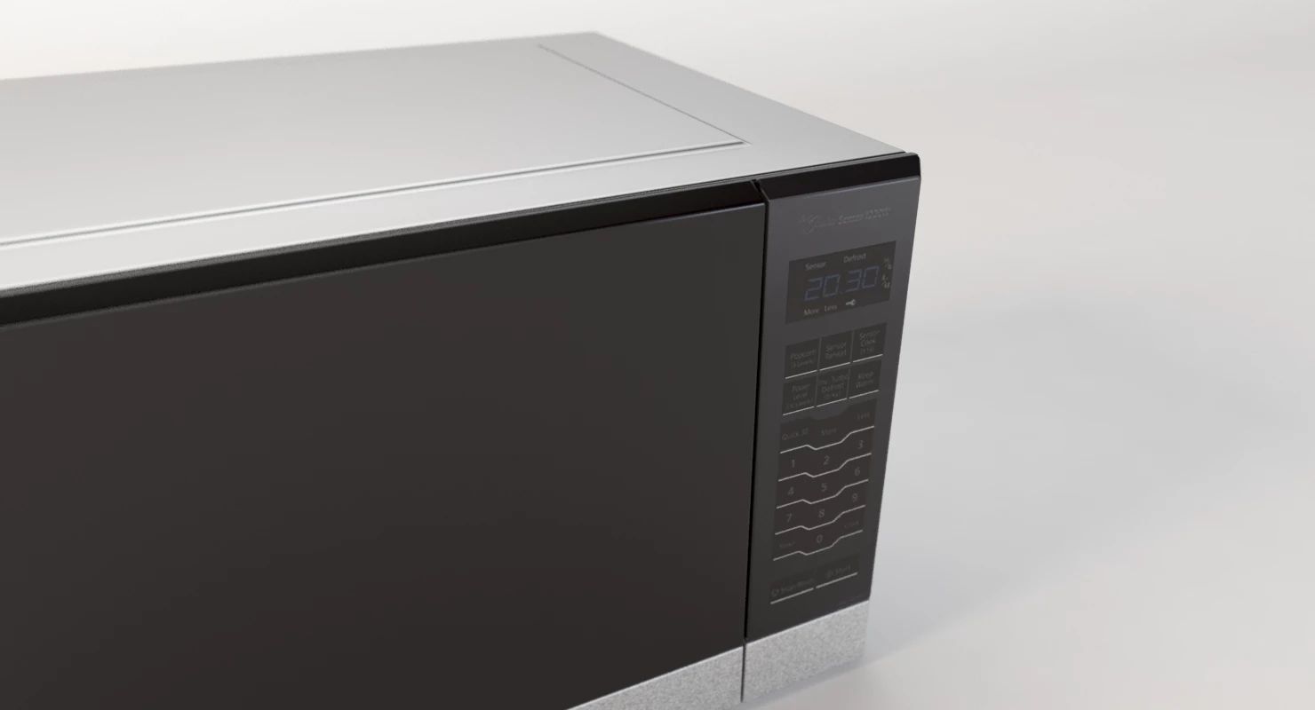 Panasonic NN SN686S Microwave Oven 3D model_28