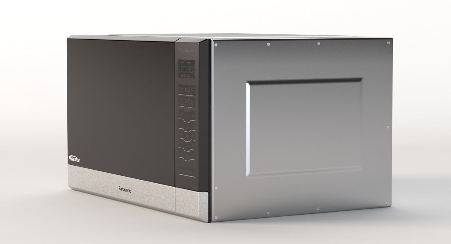 Panasonic NN SN686S Microwave Oven 3D model_21