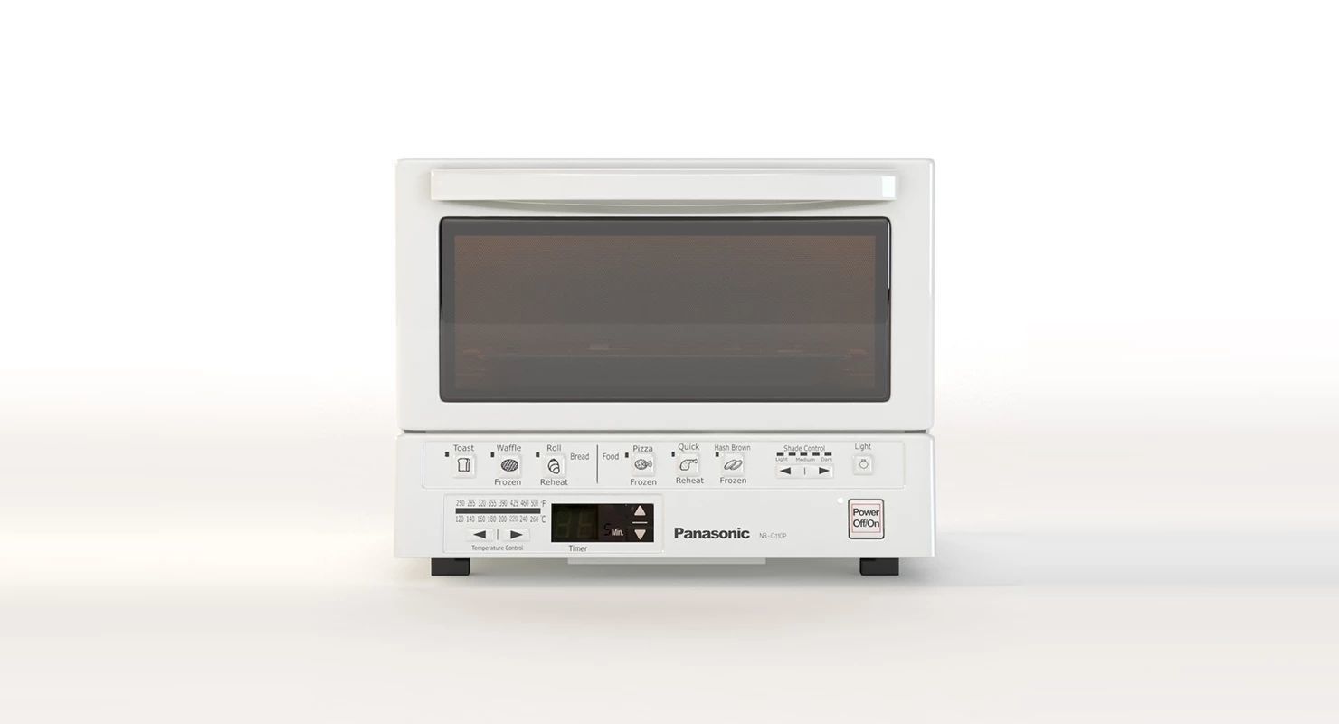 Panasonic Flashxpress Toaster Oven With Double Infrared Heating 3D model_28