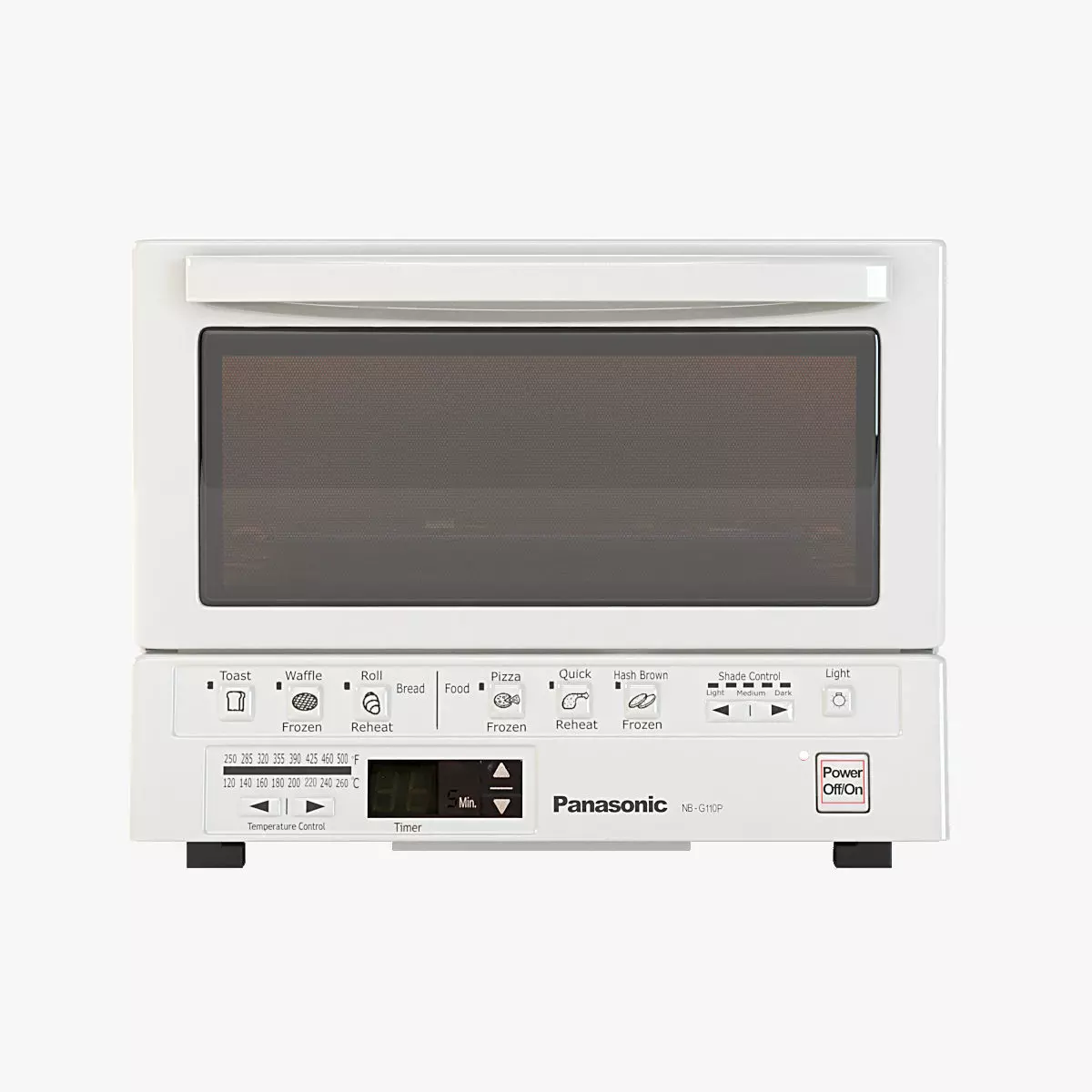 Panasonic Flashxpress Toaster Oven With Double Infrared Heating 3D model_0