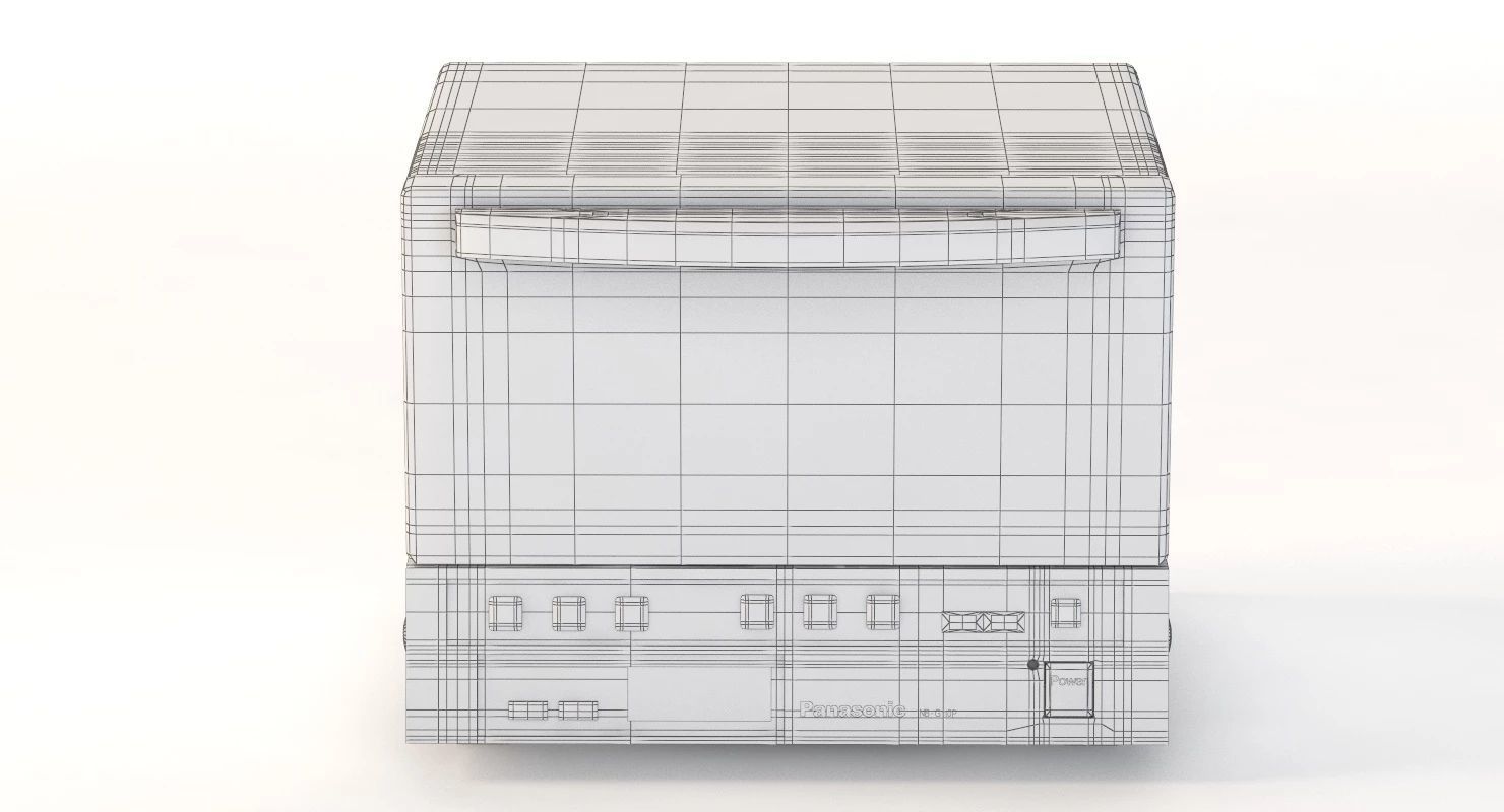 Panasonic Flashxpress Toaster Oven With Double Infrared Heating 3D model_26