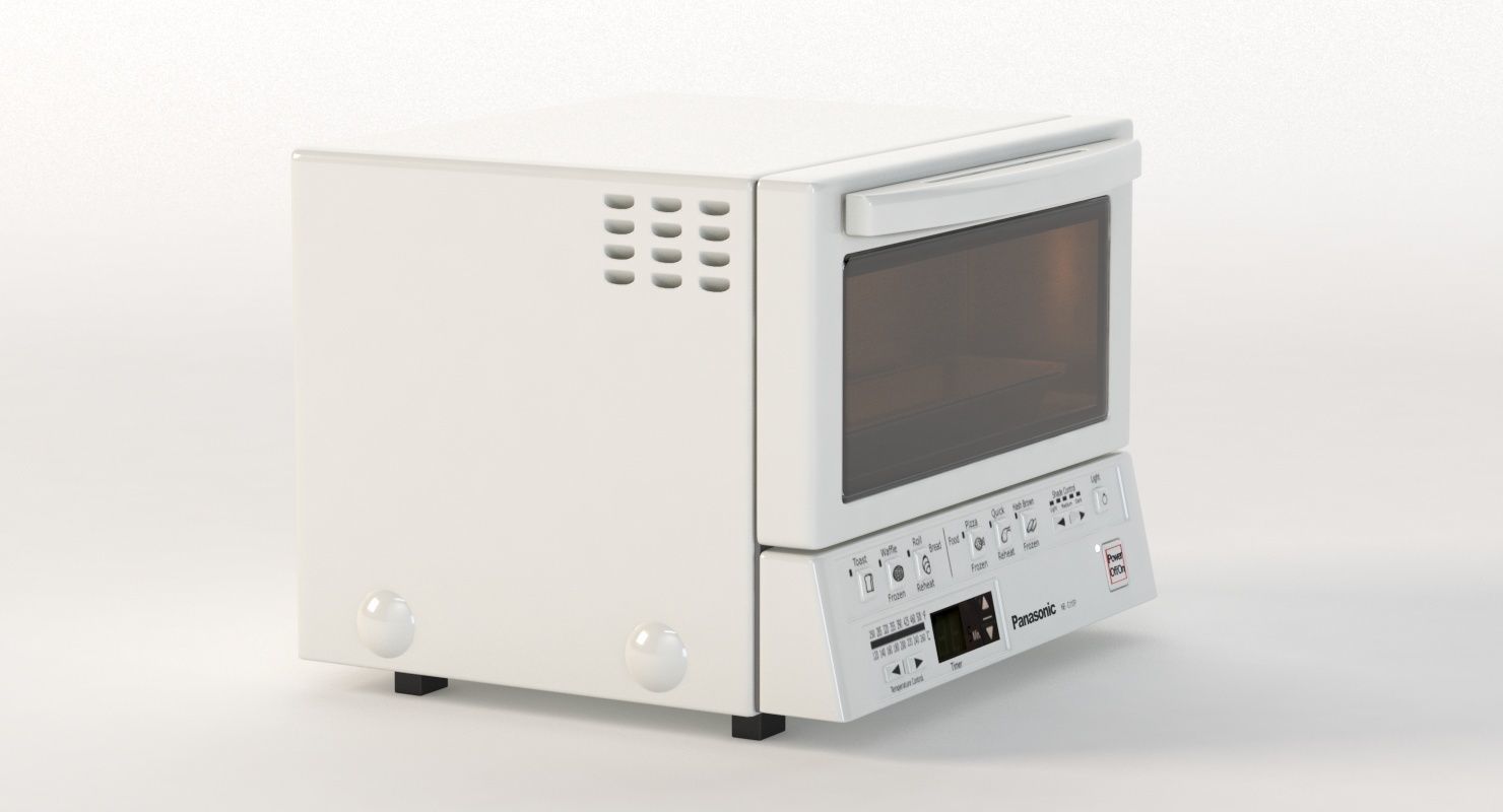 Panasonic Flashxpress Toaster Oven With Double Infrared Heating 3D model_6