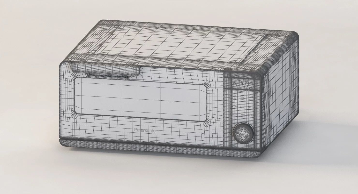 Panasonic Countertop Induction Oven 3D model CGTrader