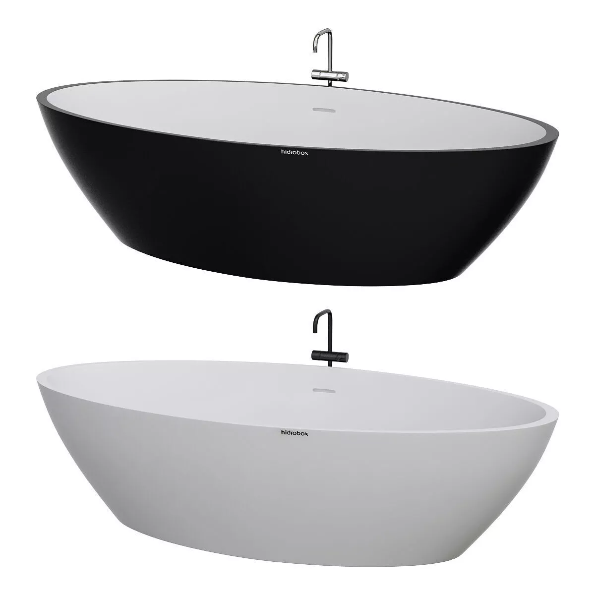 Hidrobox samsonite oval bathtub 3D model