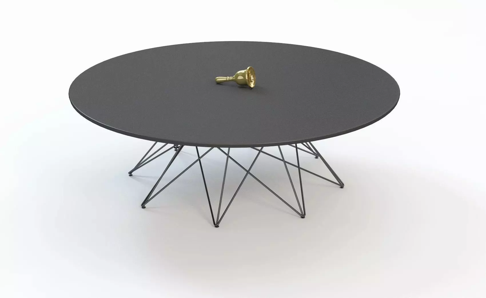 Octa Dining Table Round 3D model_0