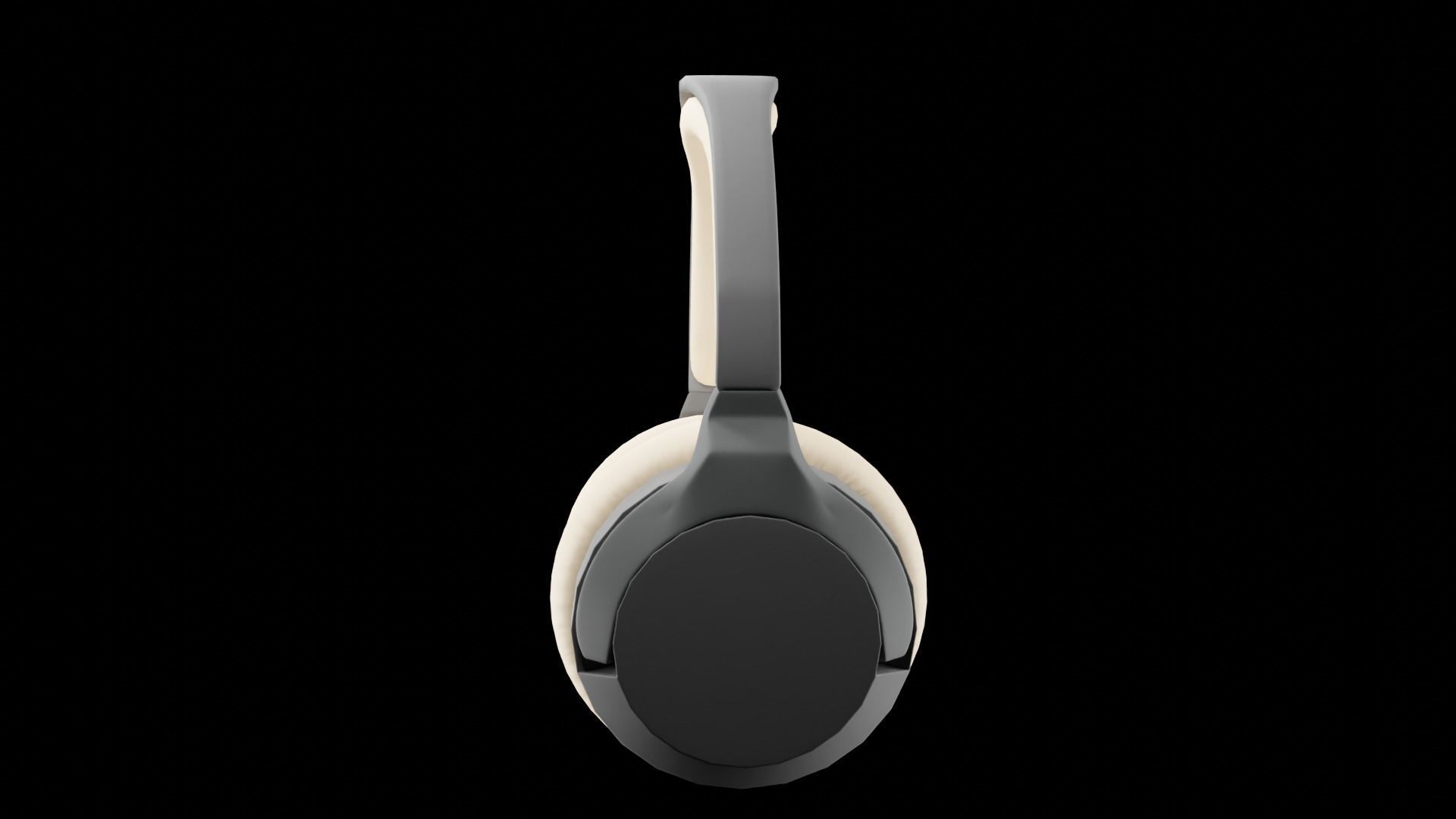 Headphones Low poly Low-poly 3D model_18