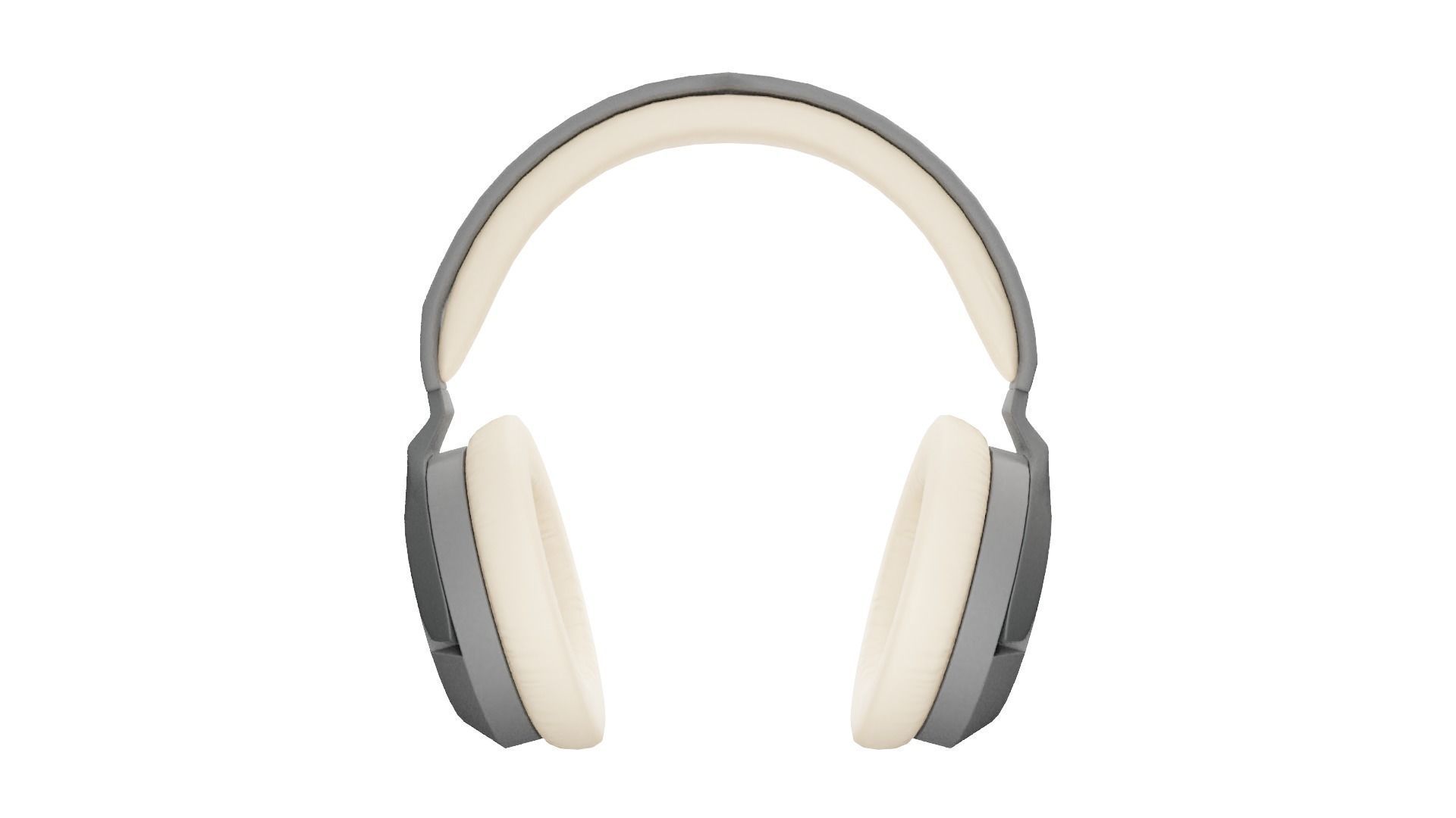 Headphones Low poly Low-poly 3D model_2