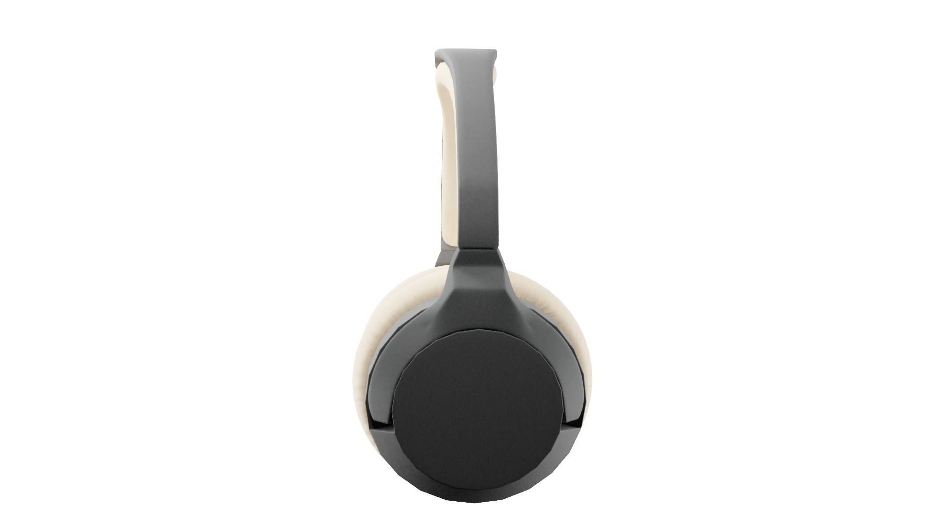 Headphones Low poly Low-poly 3D model_8