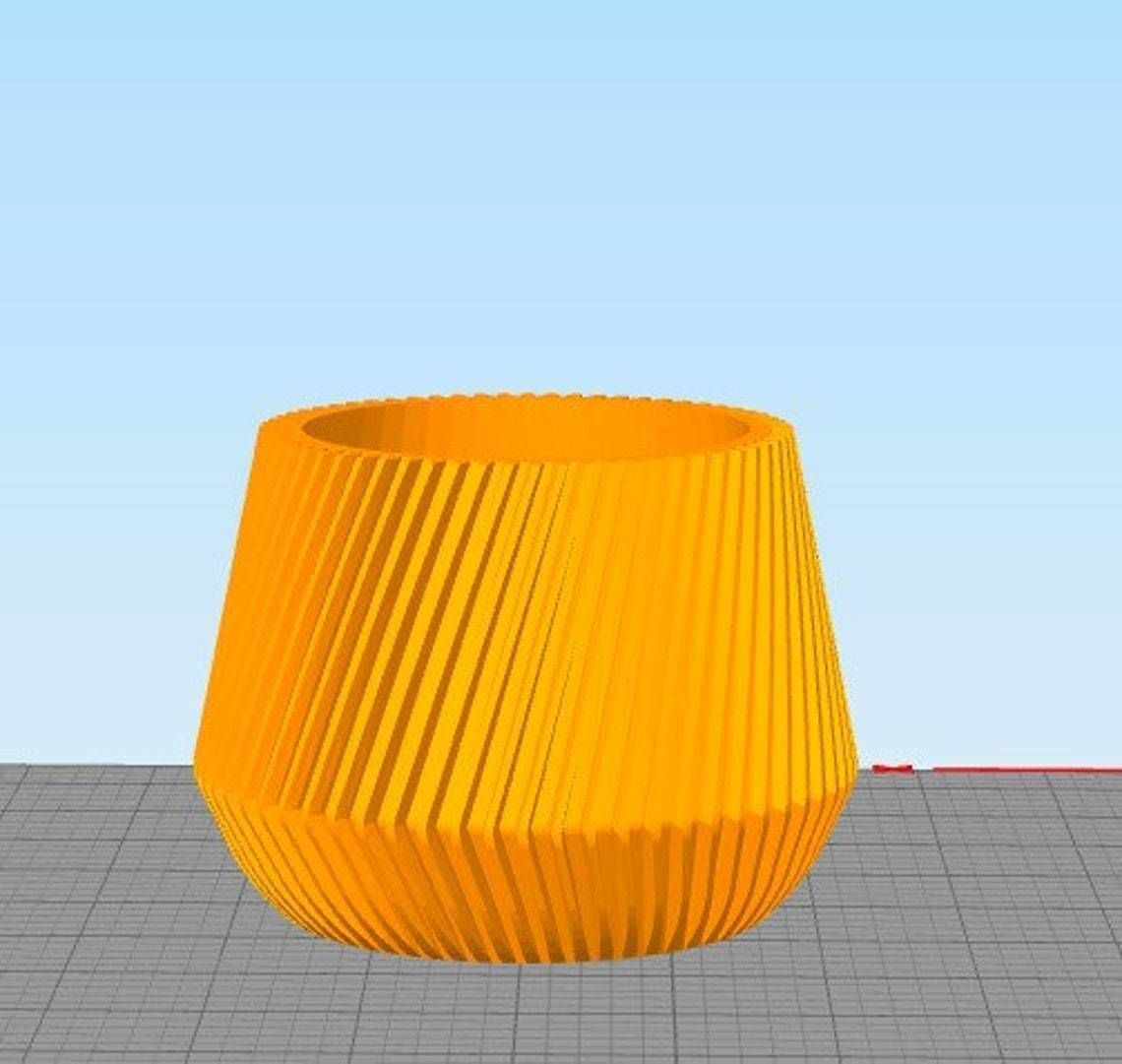 Planter Model-5 3D Print STL File For 3D Printers 3D print model_2