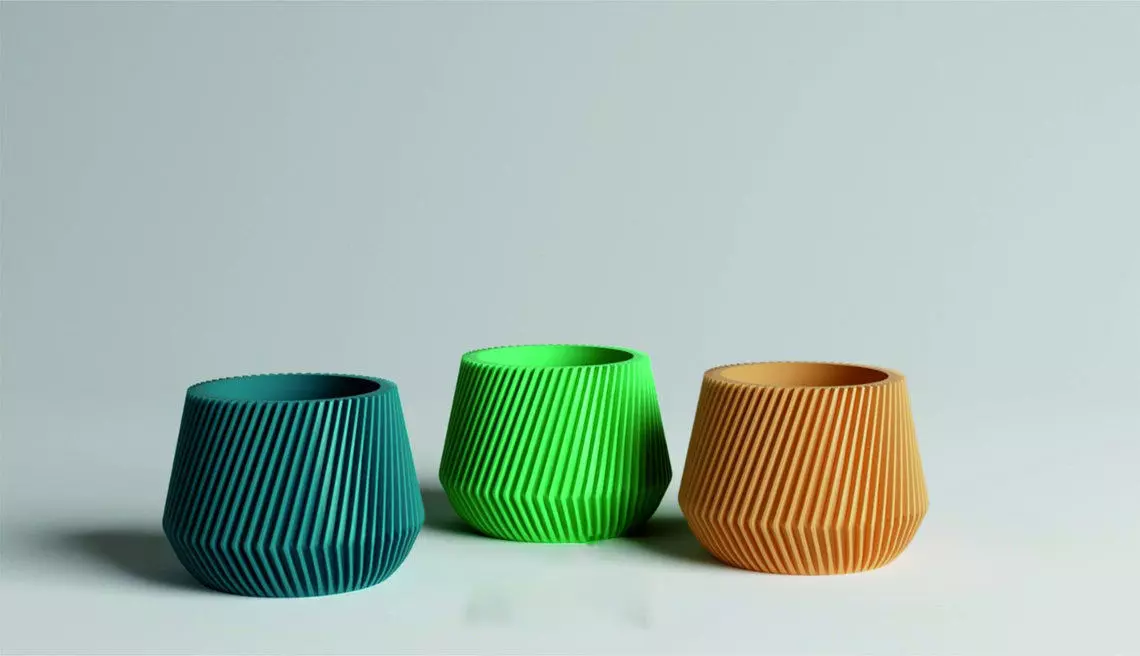 Planter Model-5 3D Print STL File For 3D Printers 3D print model_0