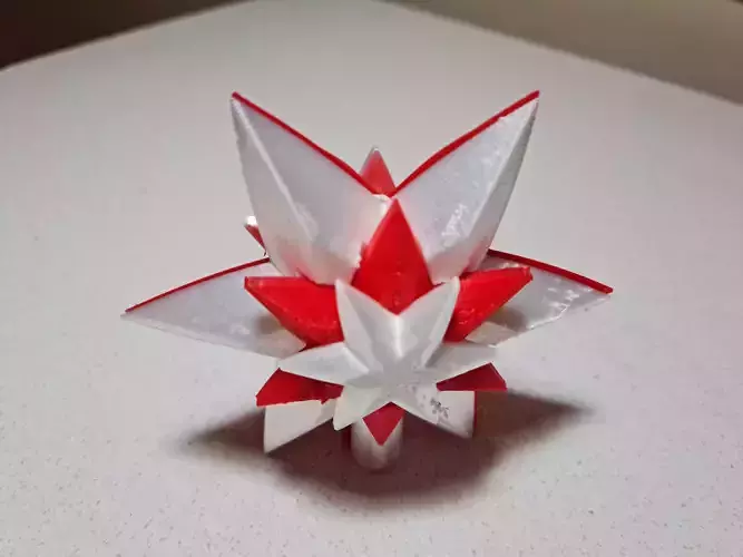 Christmas star for the top of the tree 3D print model