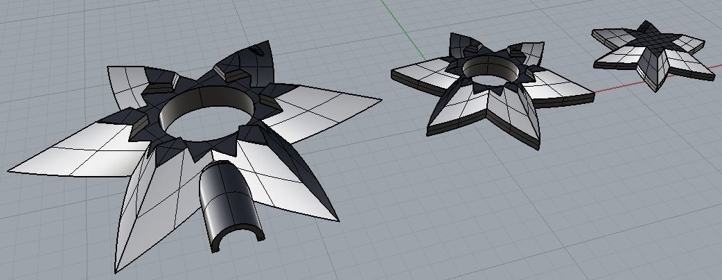 Christmas star for the top of the tree 3D print model_3