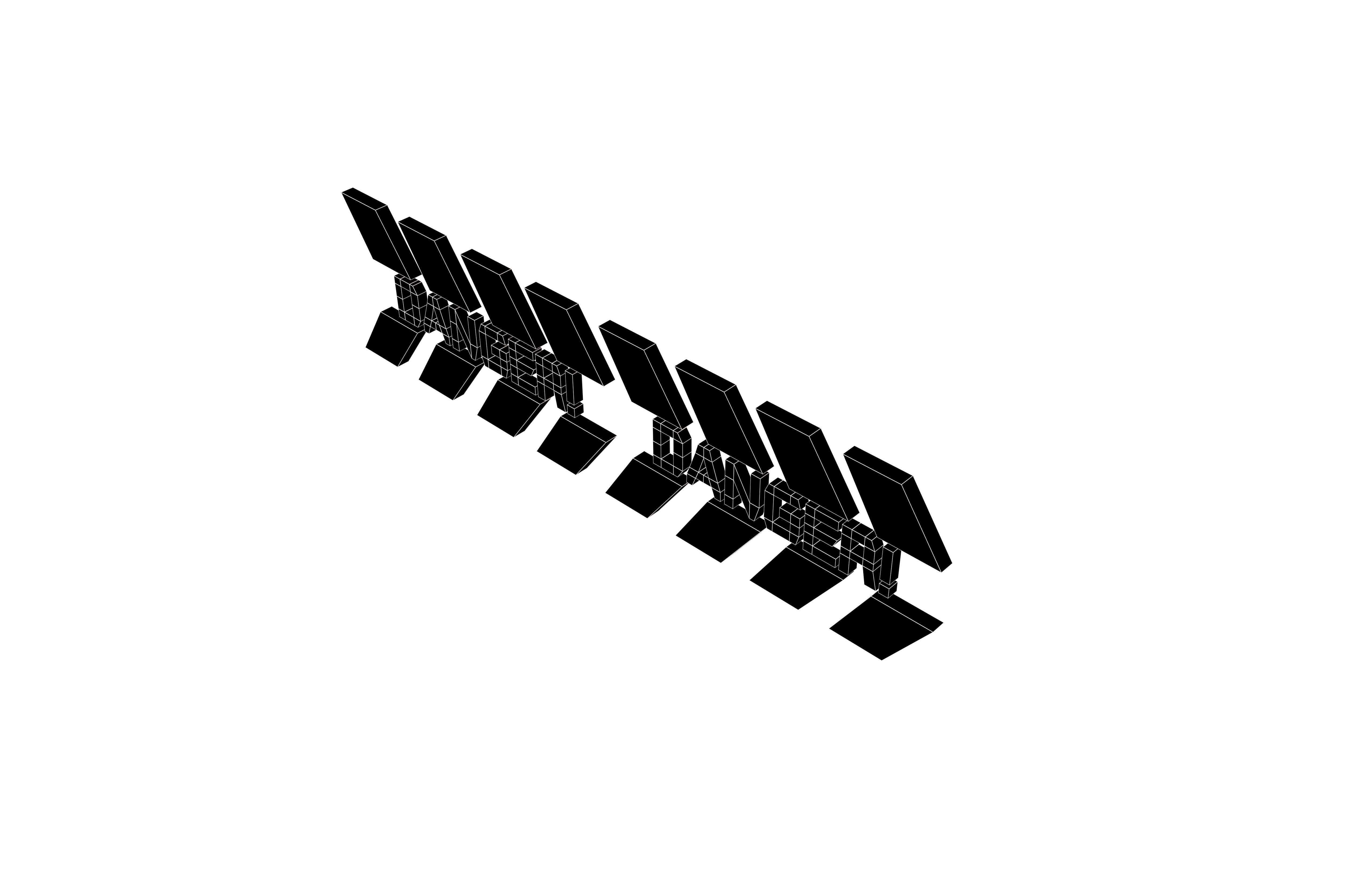 Cyberpunk Future Danger Sign v1 002 Low-poly 3D model_5