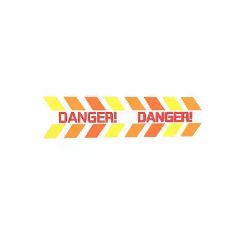 Cyberpunk Future Danger Sign v1 003 Low-poly 3D model Cyberpunk Future Danger Sign v1 003 Low-poly 3D model