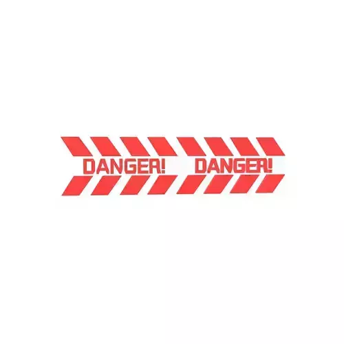 Cyberpunk Future Danger Sign v1 004 Low-poly 3D model Cyberpunk Future Danger Sign v1 004 Low-poly 3D model