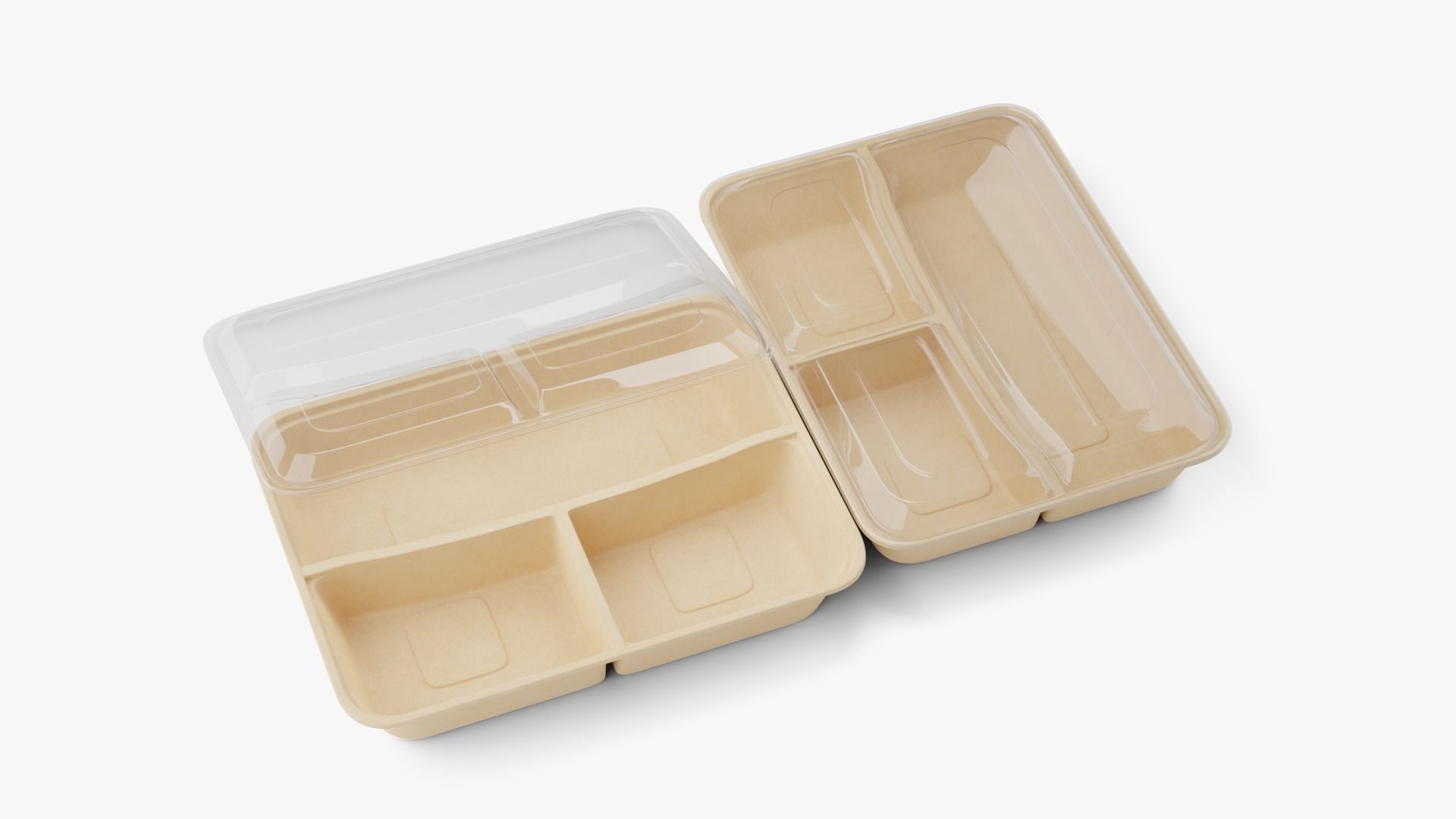 Rectangle Meal Prep Container 3D model_5
