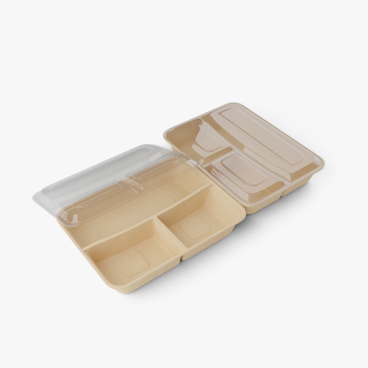 Rectangle Meal Prep Container 3D model_14