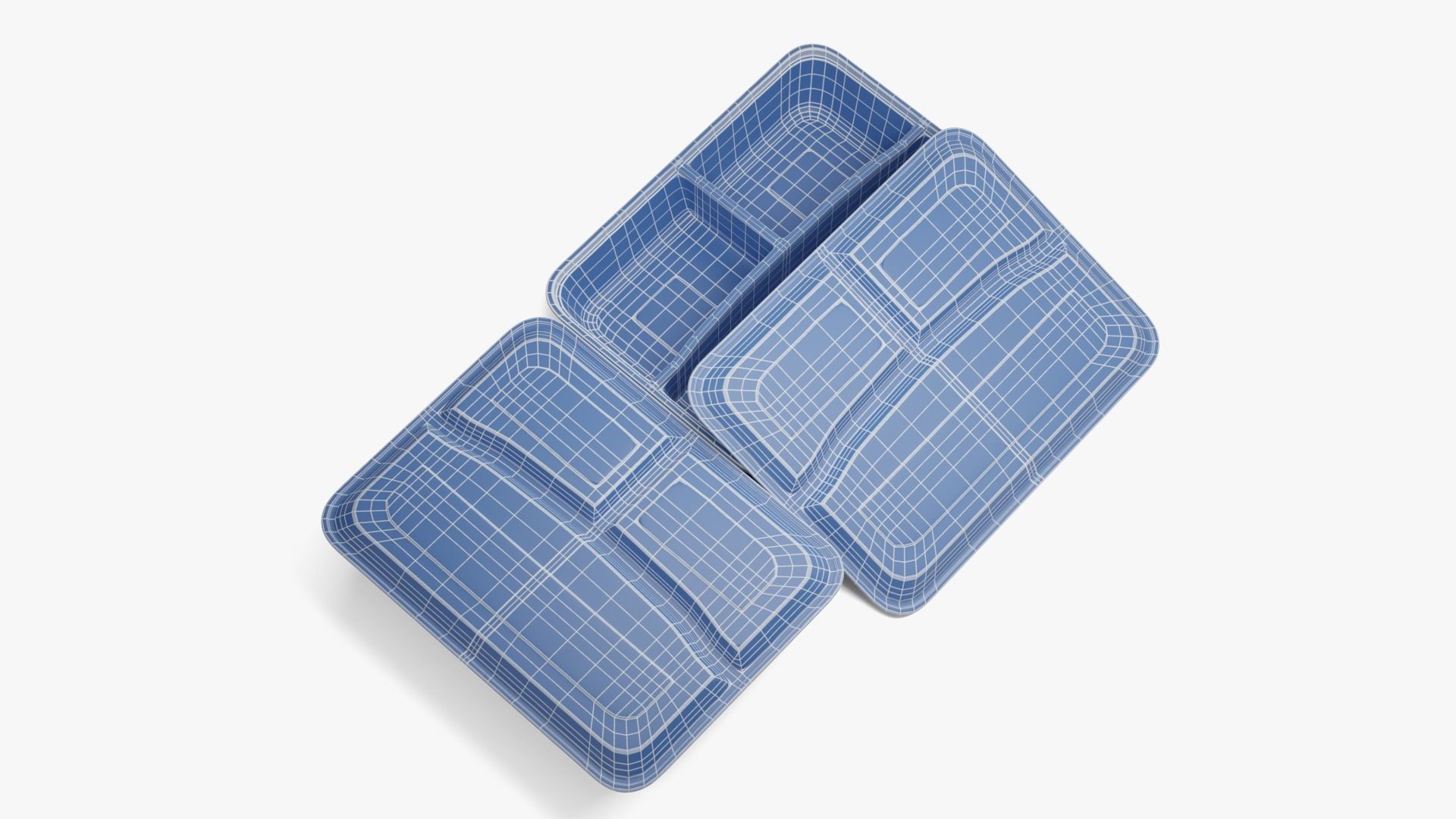 Rectangle Meal Prep Container 3D model_18