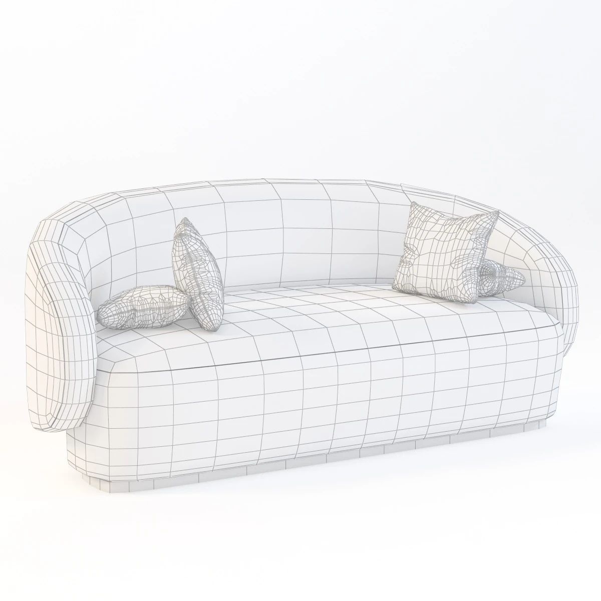 Wetherly Kw4102 7 Sofa 3D model_3